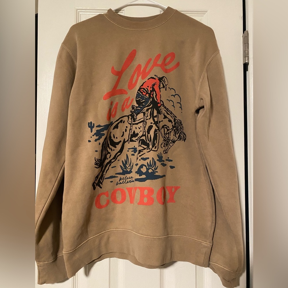 Kelsea Ballerini Love Is A Cowboy Sweatshirt size Small